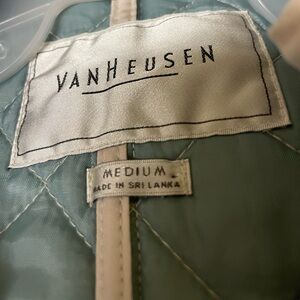 Van Heusen off white or light beige Quilted Jacket